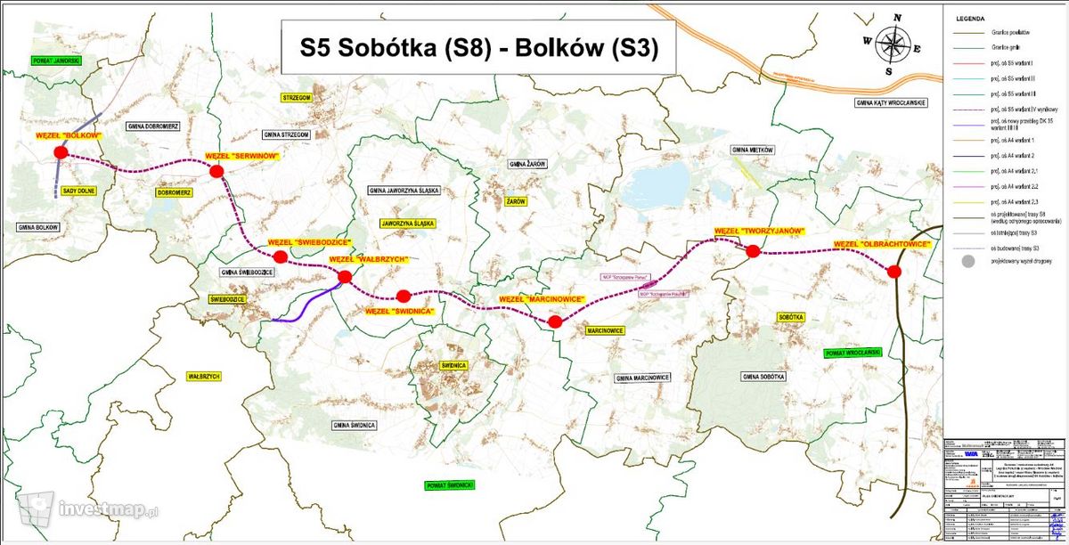 Wizualizacja Droga ekspresowa S5 Sobótka - Świdnica - Bolków dodał Orzech 