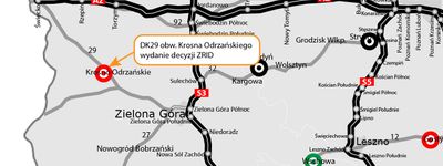 W woj. lubuskim powstaje obwodnica Krosna Odrzańskiego, w ciągu DK29 [FILMY]