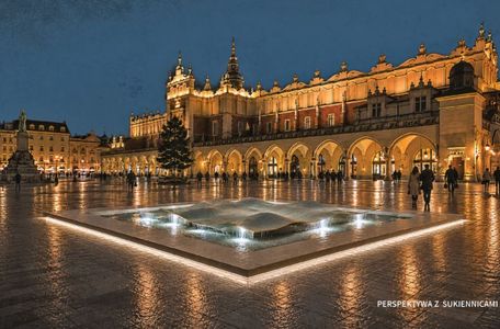 Taka będzie nowa fontanna na Rynku Głównym w Krakowie [FILM+WIZUALIZACJE]