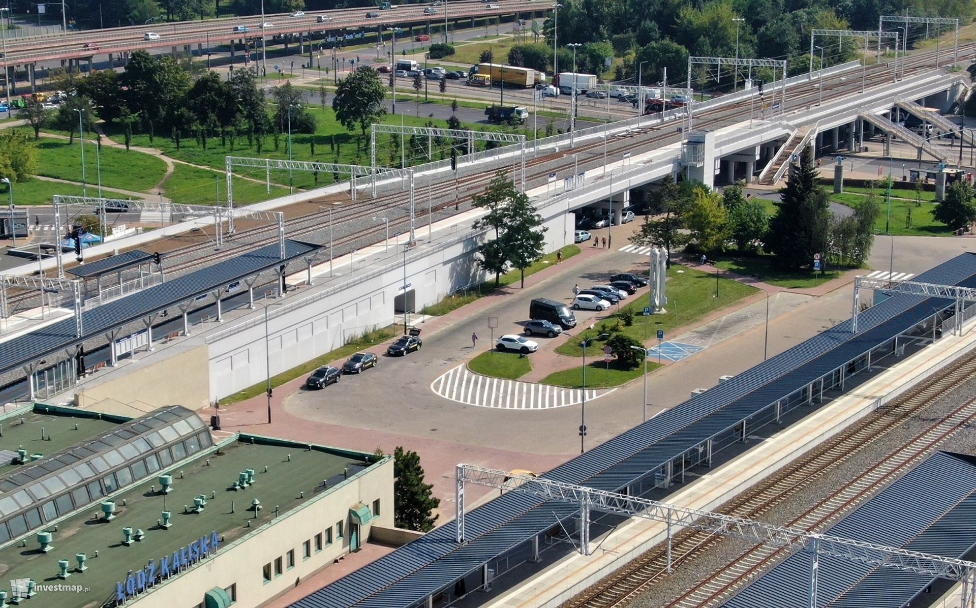Na stacji Łódź Kaliska podróżni korzystają z kolejnych trzech nowych peronów 