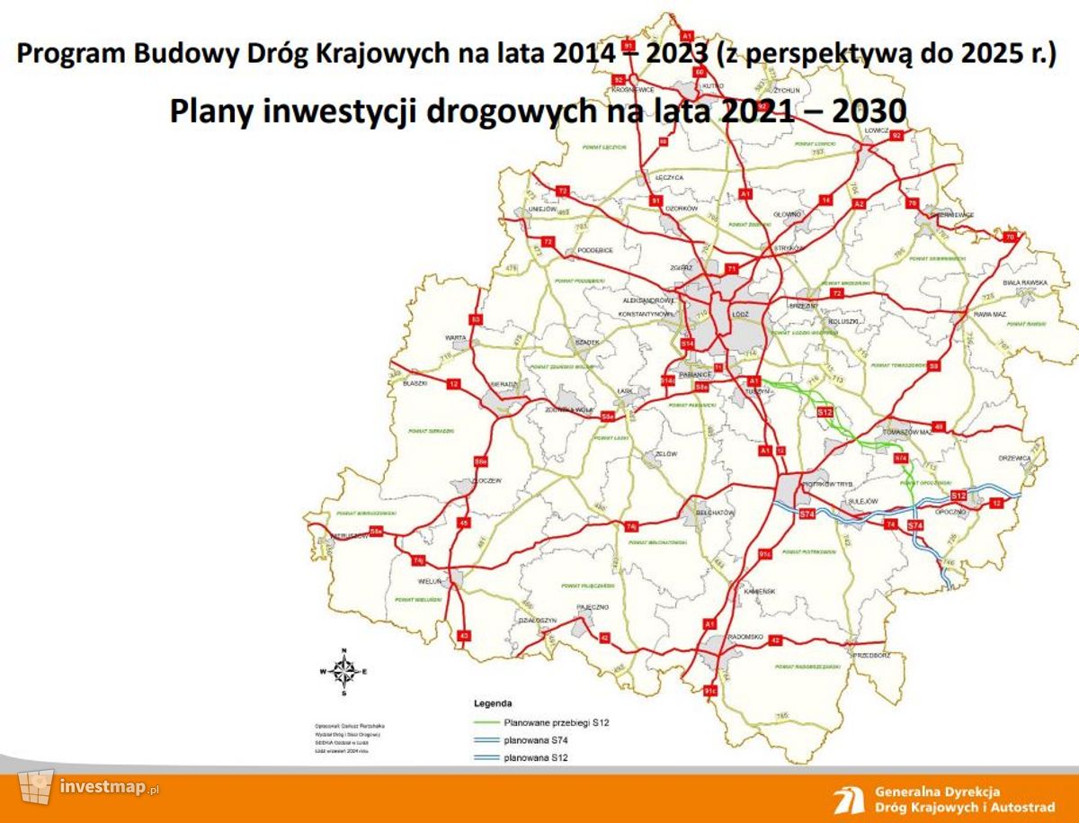 Wizualizacja S12 Łódź Południe – Kozenin dodał Orzech 