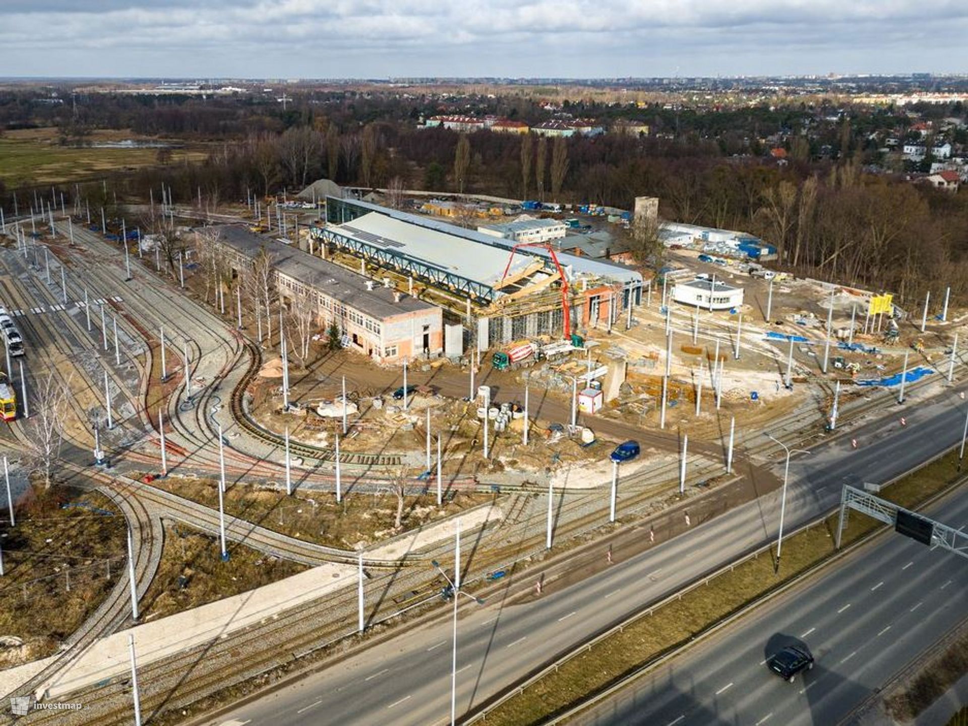 W Łodzi trwa modernizacja zajezdni tramwajowej Chocianowice 