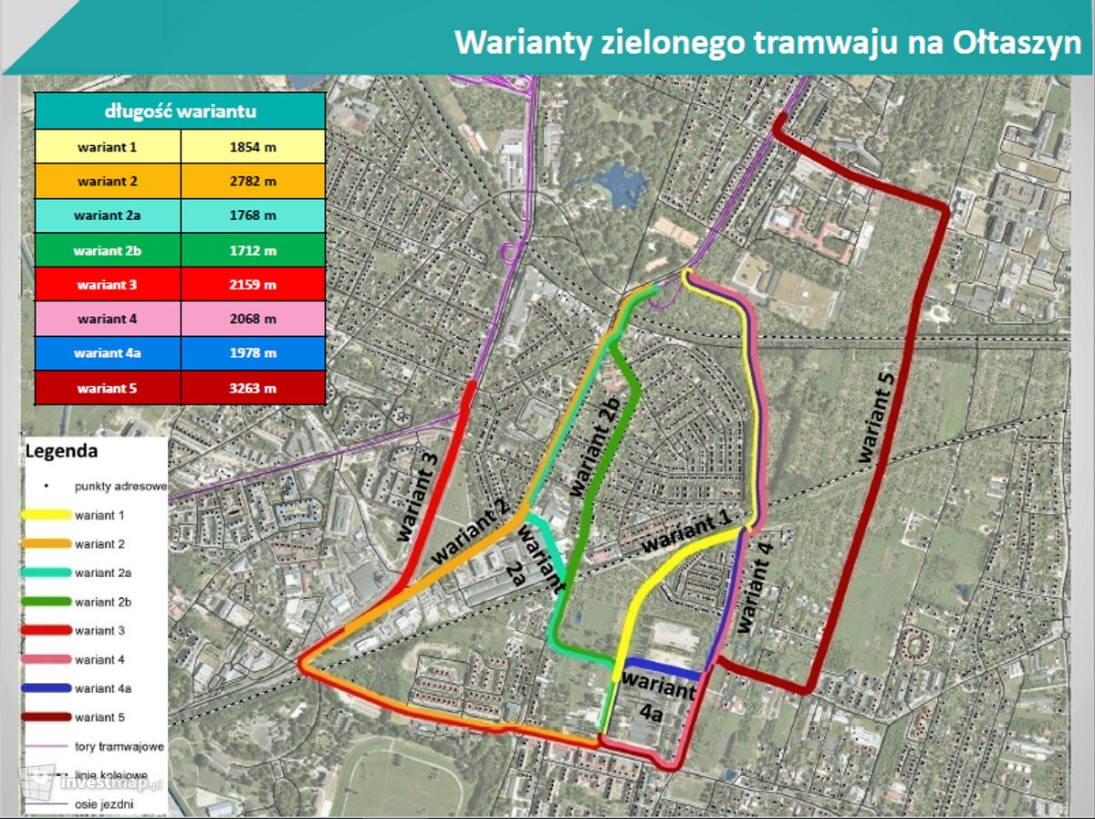 Wizualizacja [Wrocław] Trasa tramwajowa na Ołtaszyn 