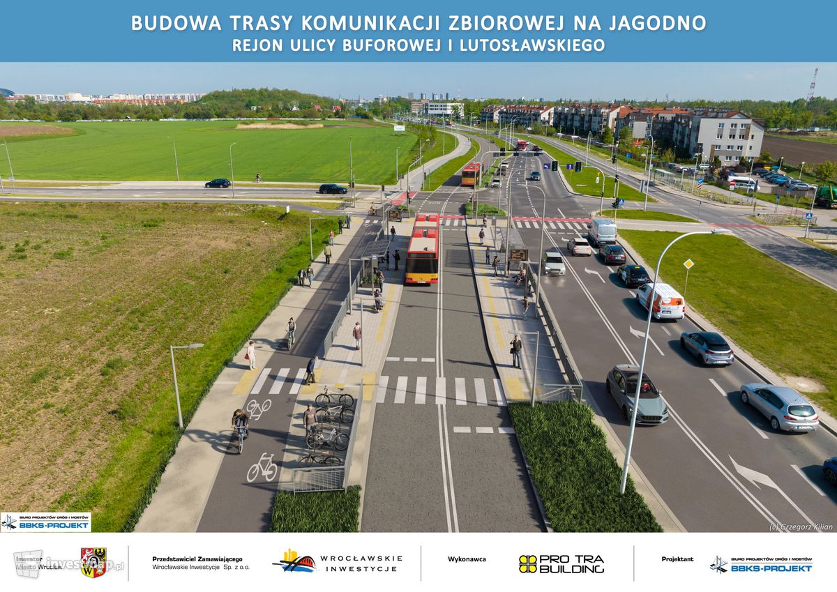 Wizualizacja Trasa tramwajowa na Jagodno dodał Tomasz Matejuk