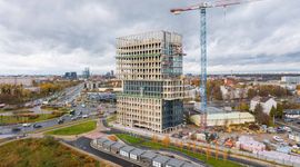 Nowa ikona Poznania? Powstaje biurowiec Industrial [FILM+ZDJĘCIA+WIZUALIZACJE]