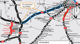 Kolejny krok do rozbudowy A2 między Łodzią i Warszawą o dodatkowe pasy ruchu