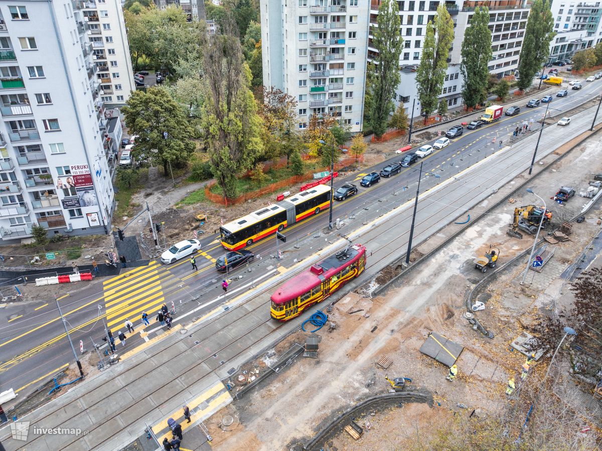 Zdjęcie Linia tramwajowa na Wilanów fot. Orzech 