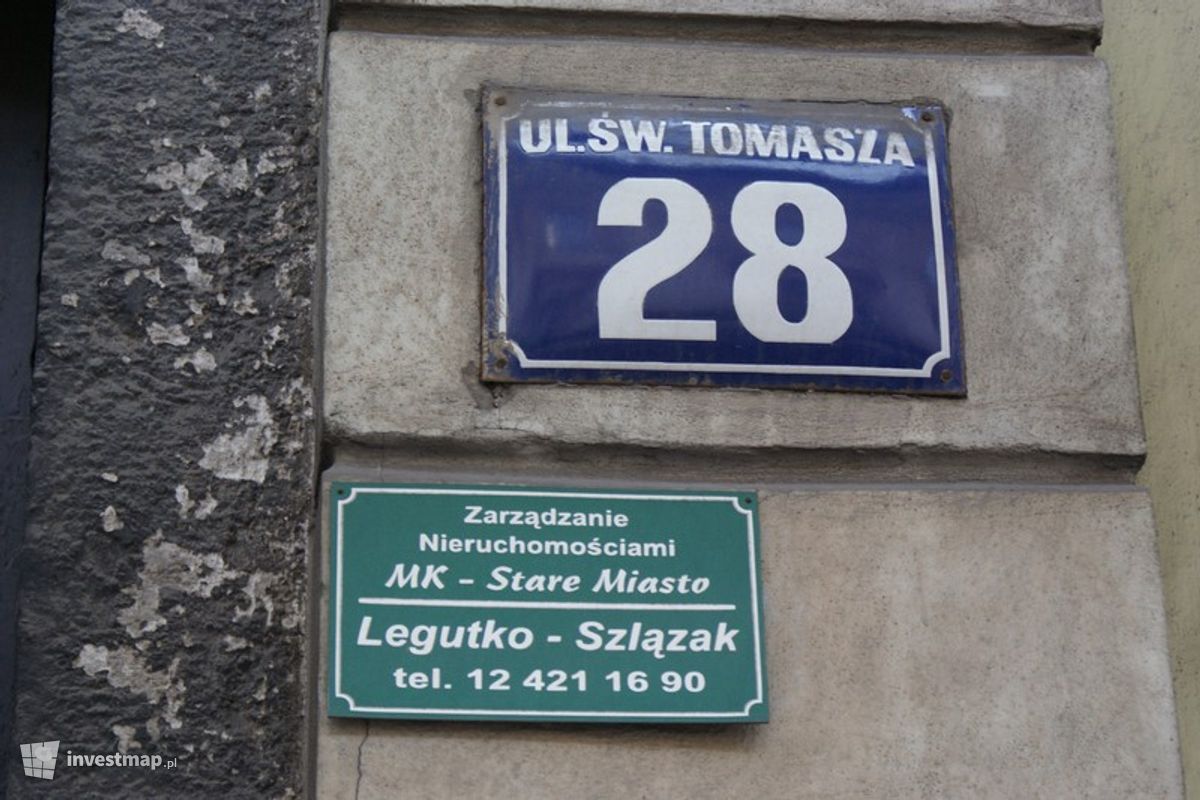 Zdjęcie [Kraków] Remont Elewacji, ul Św. Tomasza 28 fot. Damian Daraż 