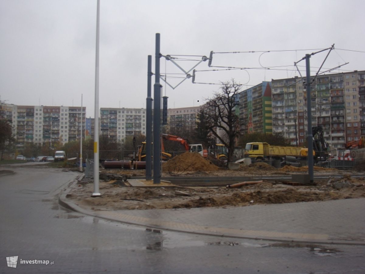 Zdjęcie [Wrocław-Krzyki] Przebudowa ul. Bardzkiej i linia tramwajowa na Gaj fot. Jan Augustynowski