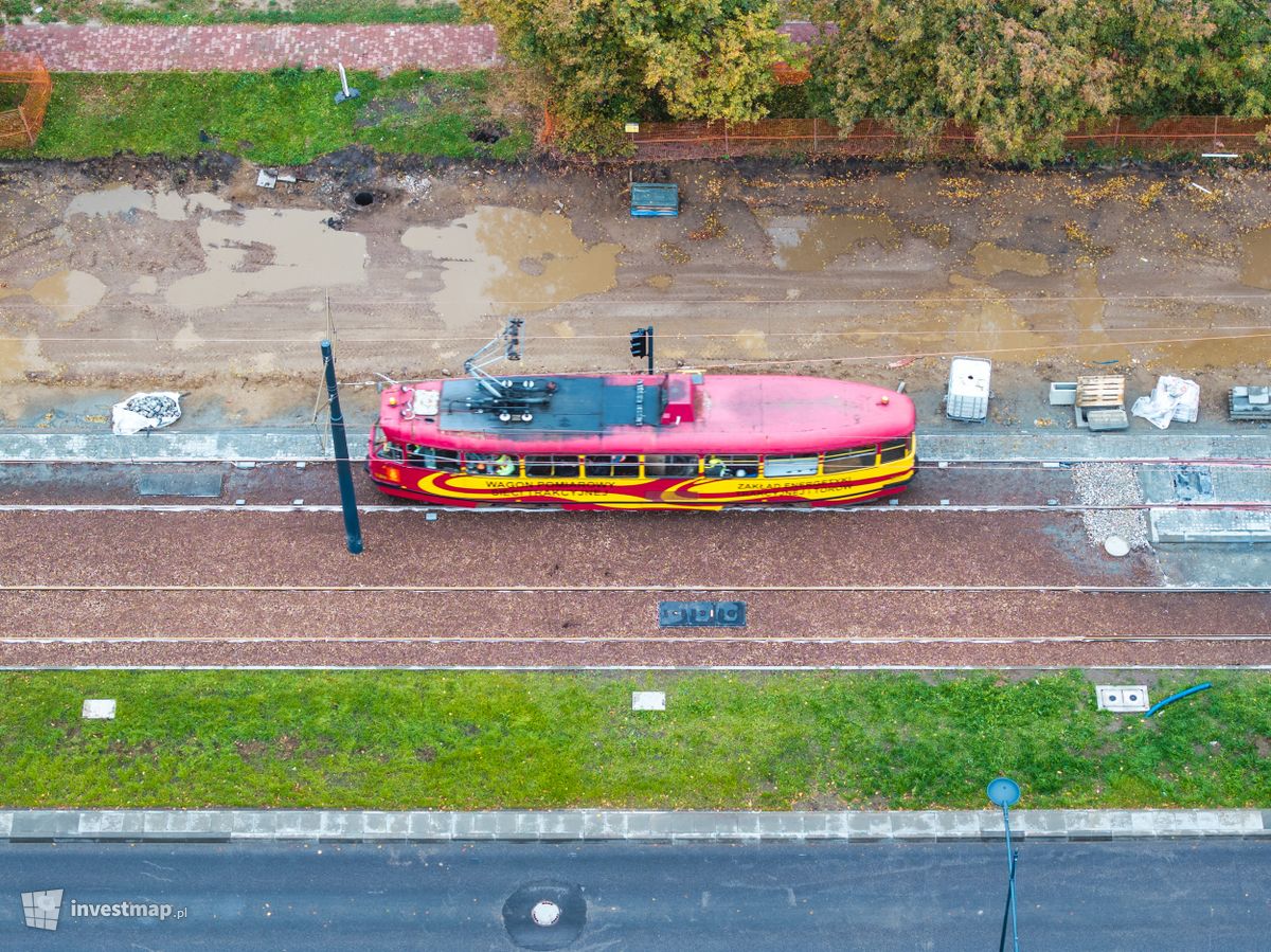 Zdjęcie Linia tramwajowa na Wilanów fot. Orzech 