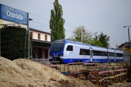 Za ćwierć miliarda złotych trwa przebudowa stacji kolejowej w Ostródzie [ZDJĘCIA]