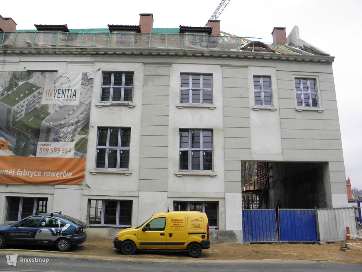 Zdjęcie [Poznań] Inventia - mieszkania w dawnej fabryce rowerów fot. PieEetrek 