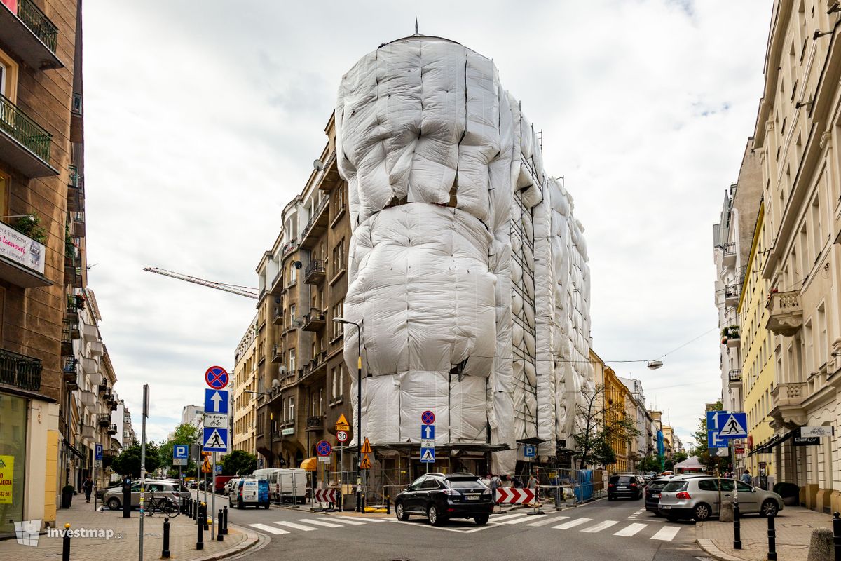 Zdjęcie [Warszawa] Remont Mokotowskiej 61 / Wilczej 5 fot. Jakub Zazula 