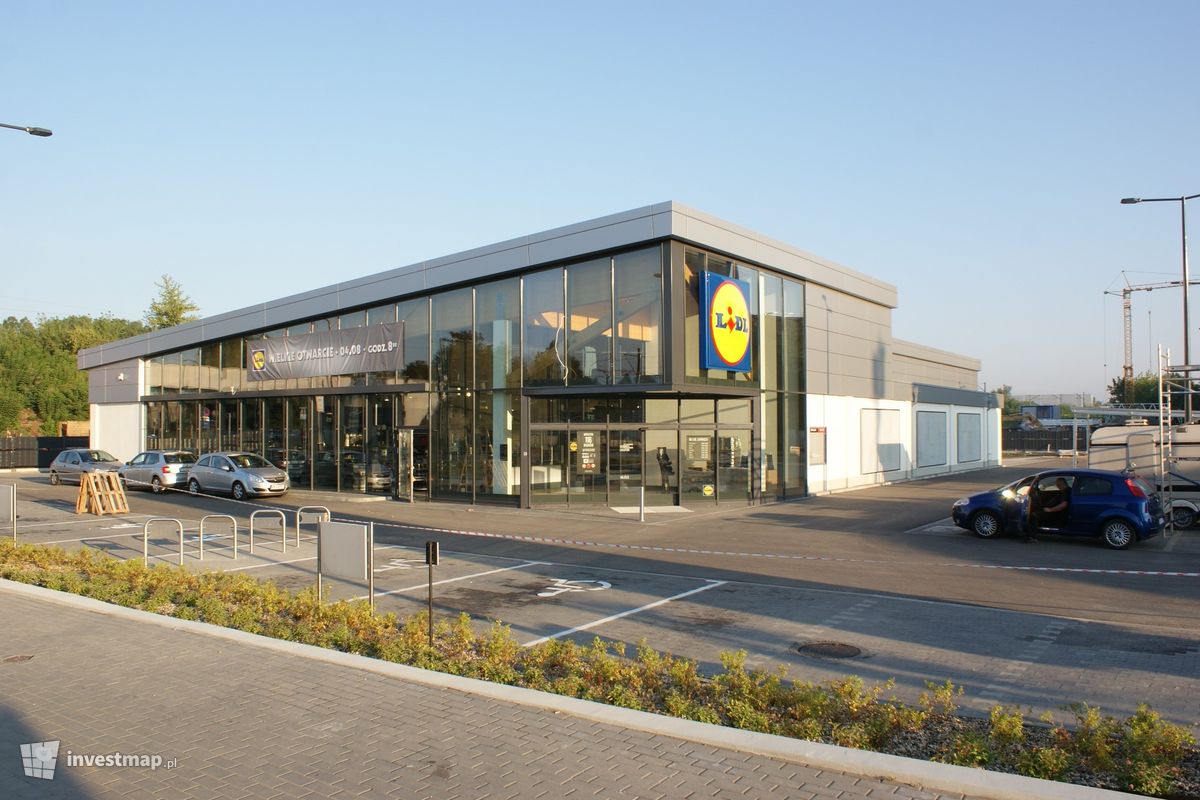 Zdjęcie Lidl, ul. Mogilska fot. Damian Daraż 