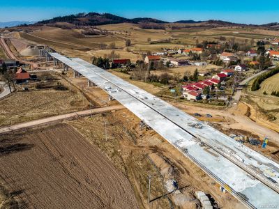 Postępują prace przy budowie drogi ekspresowej S3 na odcinku Bolków – Kamienna Góra [ZDJĘCIA]