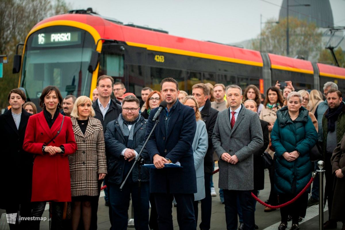 Zdjęcie Linia tramwajowa na Wilanów fot. Orzech 