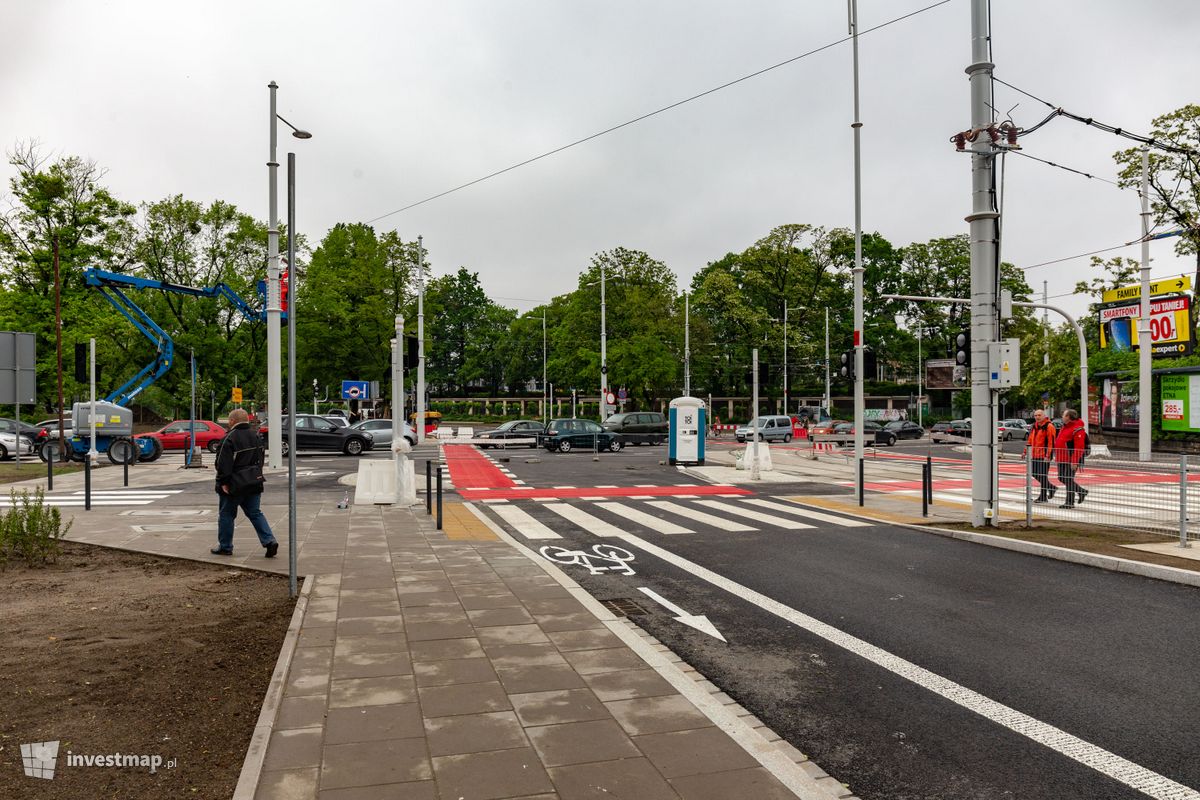 Zdjęcie [Wrocław] Trasa tramwajowa wzdłuż ulicy Hubskiej fot. Jakub Zazula 