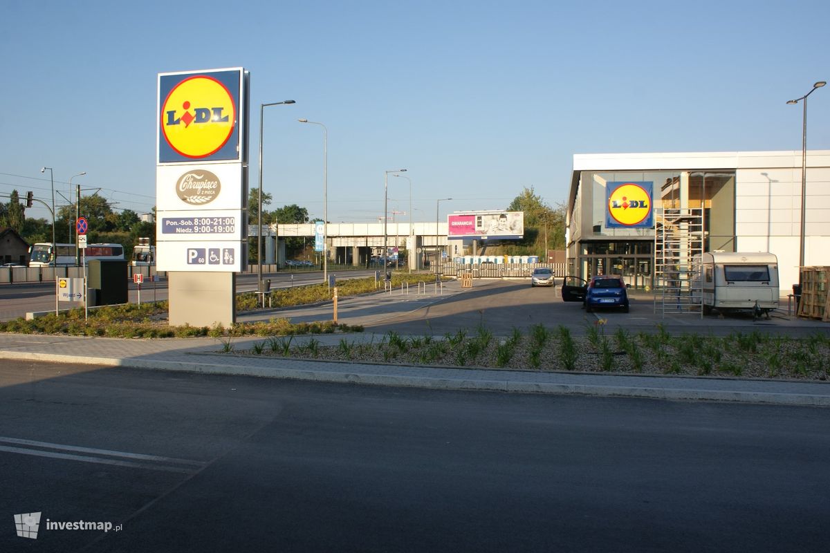 Zdjęcie Lidl, ul. Mogilska fot. Damian Daraż 