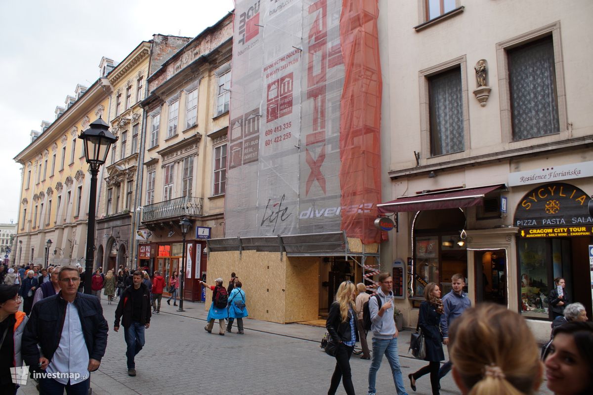 Zdjęcie [Kraków] Remont Kamienicy, ul. Floriańska 8 fot. Damian Daraż 