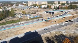 Postępują prace na budowie nowej trasy tramwajowej na Górkę Narodową w Krakowie [ZDJĘCIA]