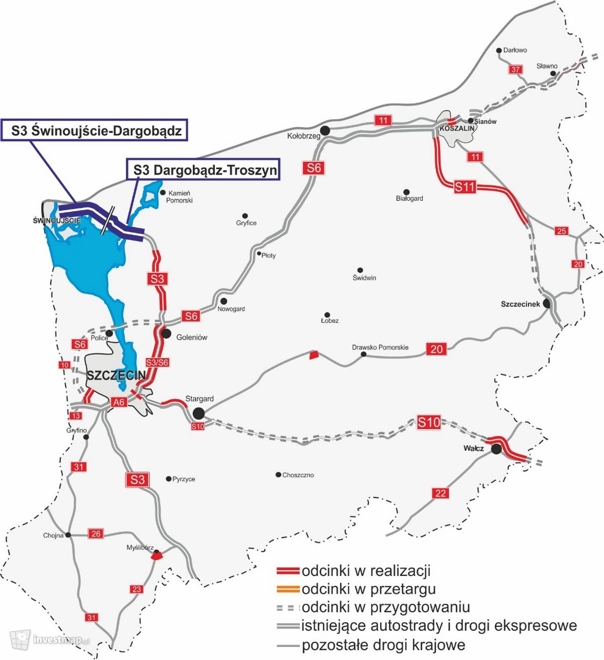 Wizualizacja S3 Troszyn – Świnoujście dodał Wojciech Jenda
