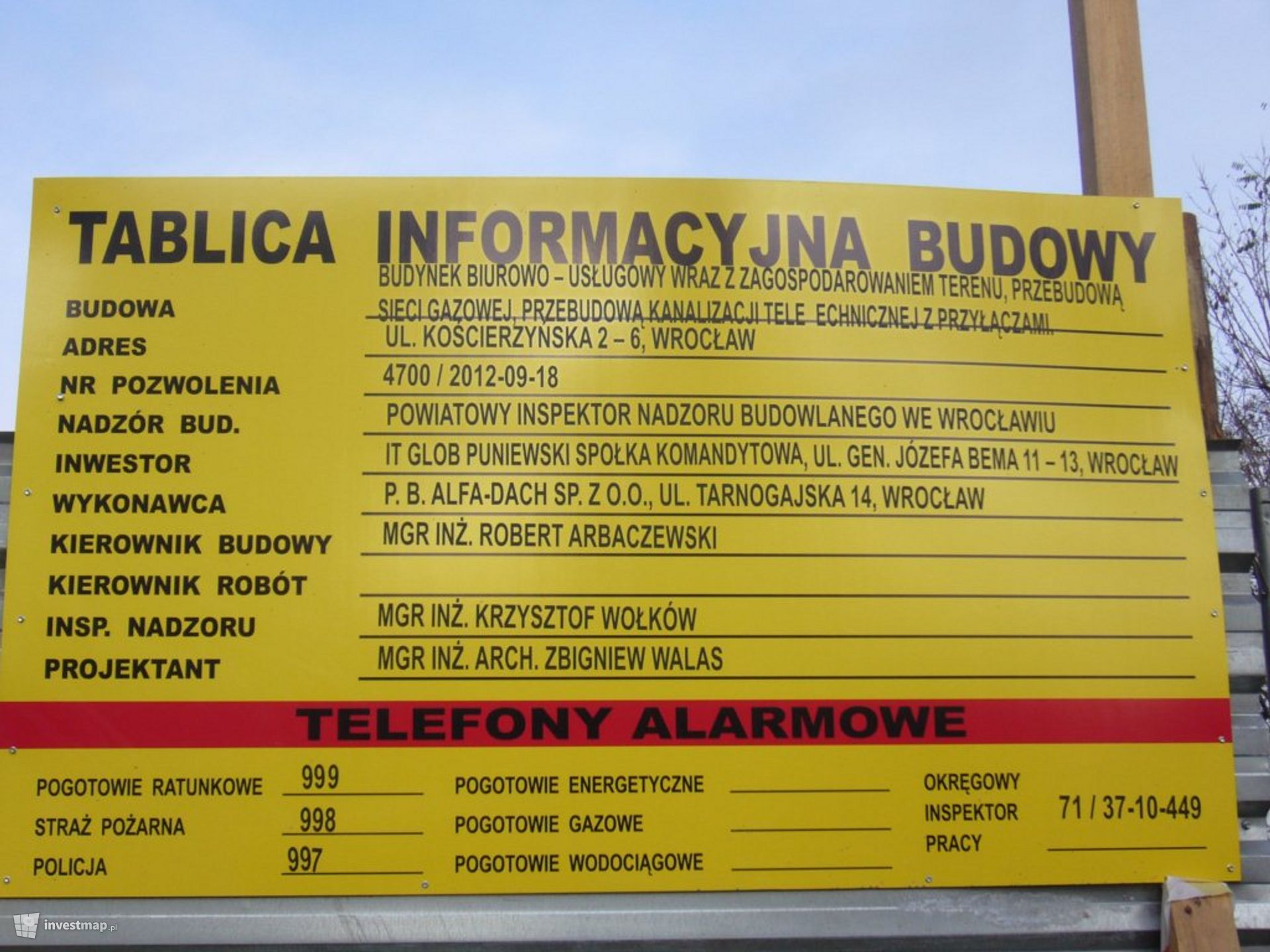 [Wrocław] Biurowiec, ul. Kościerzyńska 2-6