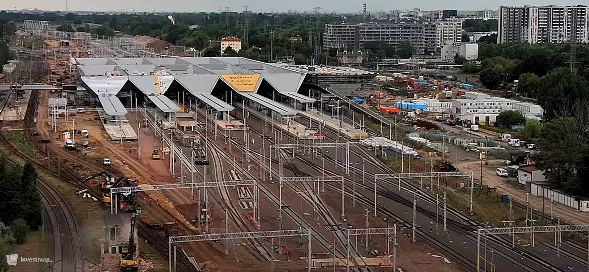 Trwa budowa największego węzła przesiadkowego w Polsce – nowego dworca Warszawa Zachodnia 