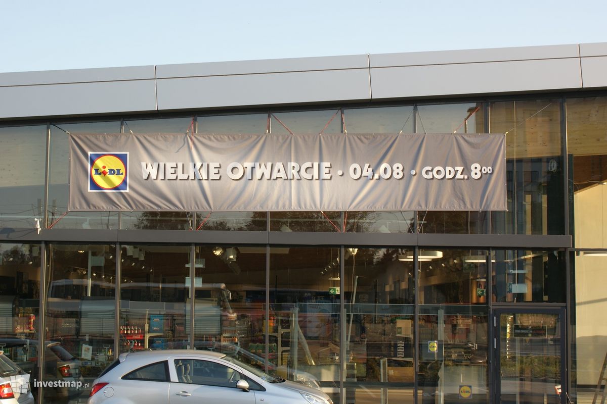 Zdjęcie Lidl, ul. Mogilska fot. Damian Daraż 