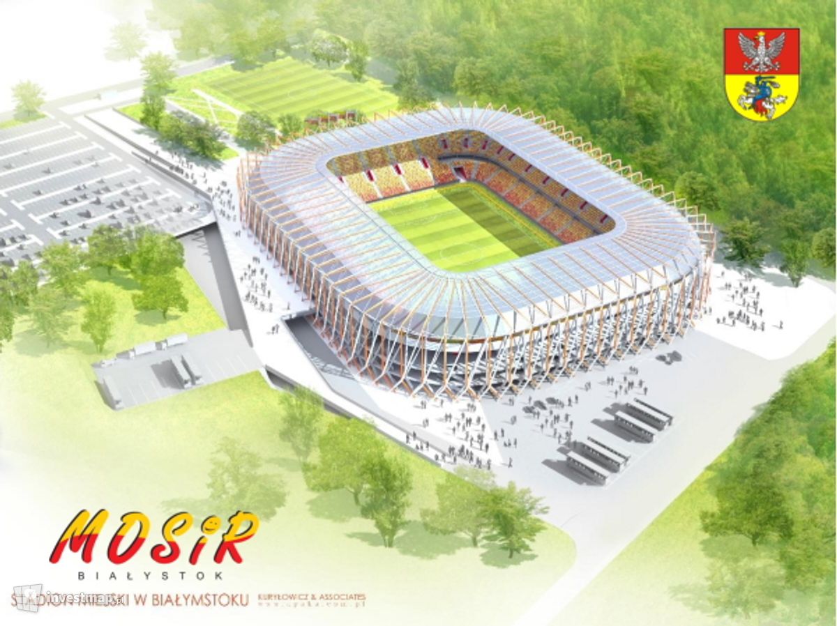 Wizualizacja [Białystok] Stadion Miejski w Białymstoku dodał Orzech 
