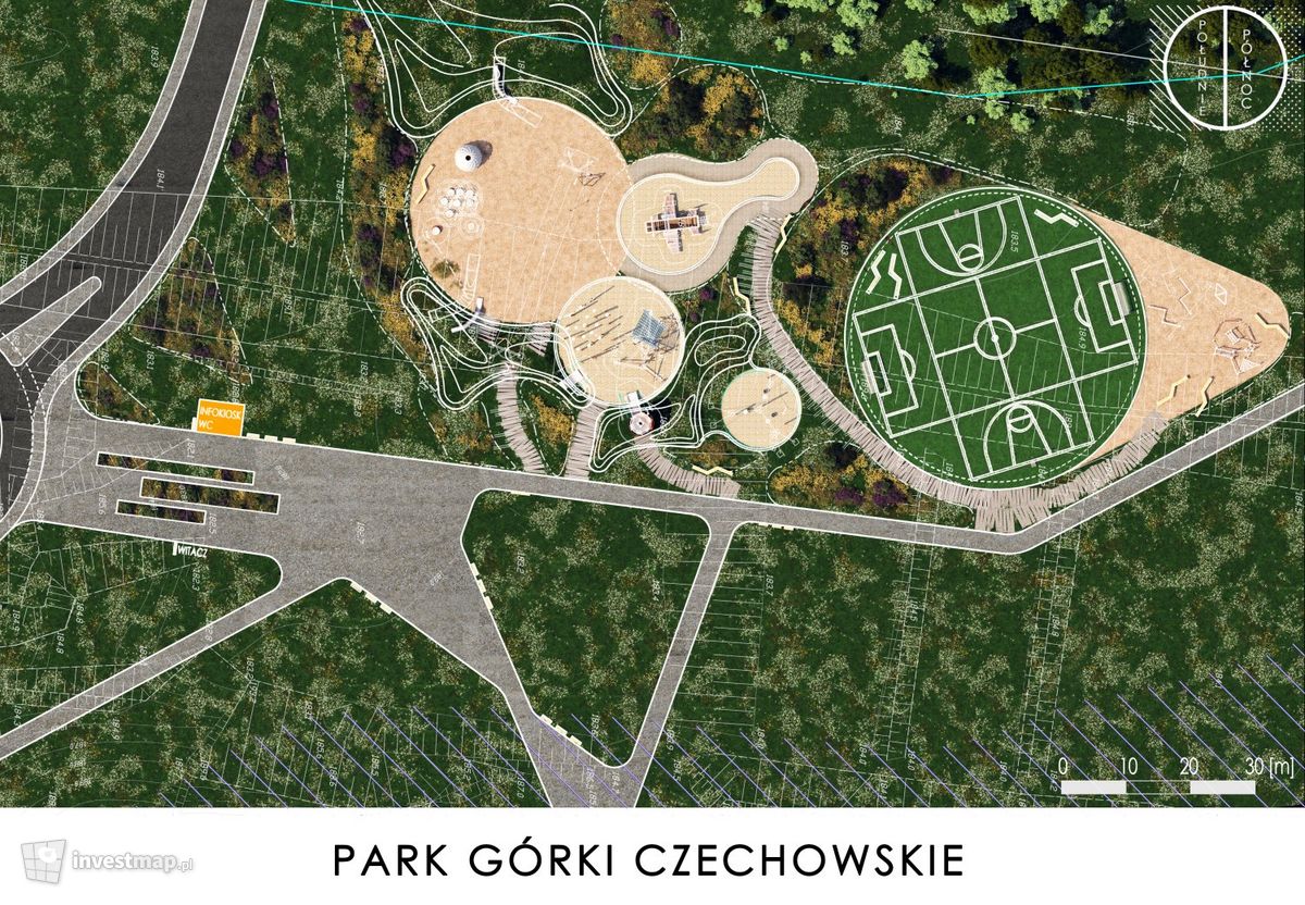 Wizualizacja [Lublin] Park na Górkach Czechowskich dodał Jan Hawełko 