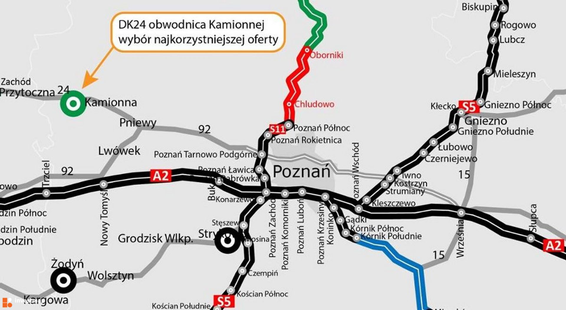 DK24 obwodnica Kamionnej