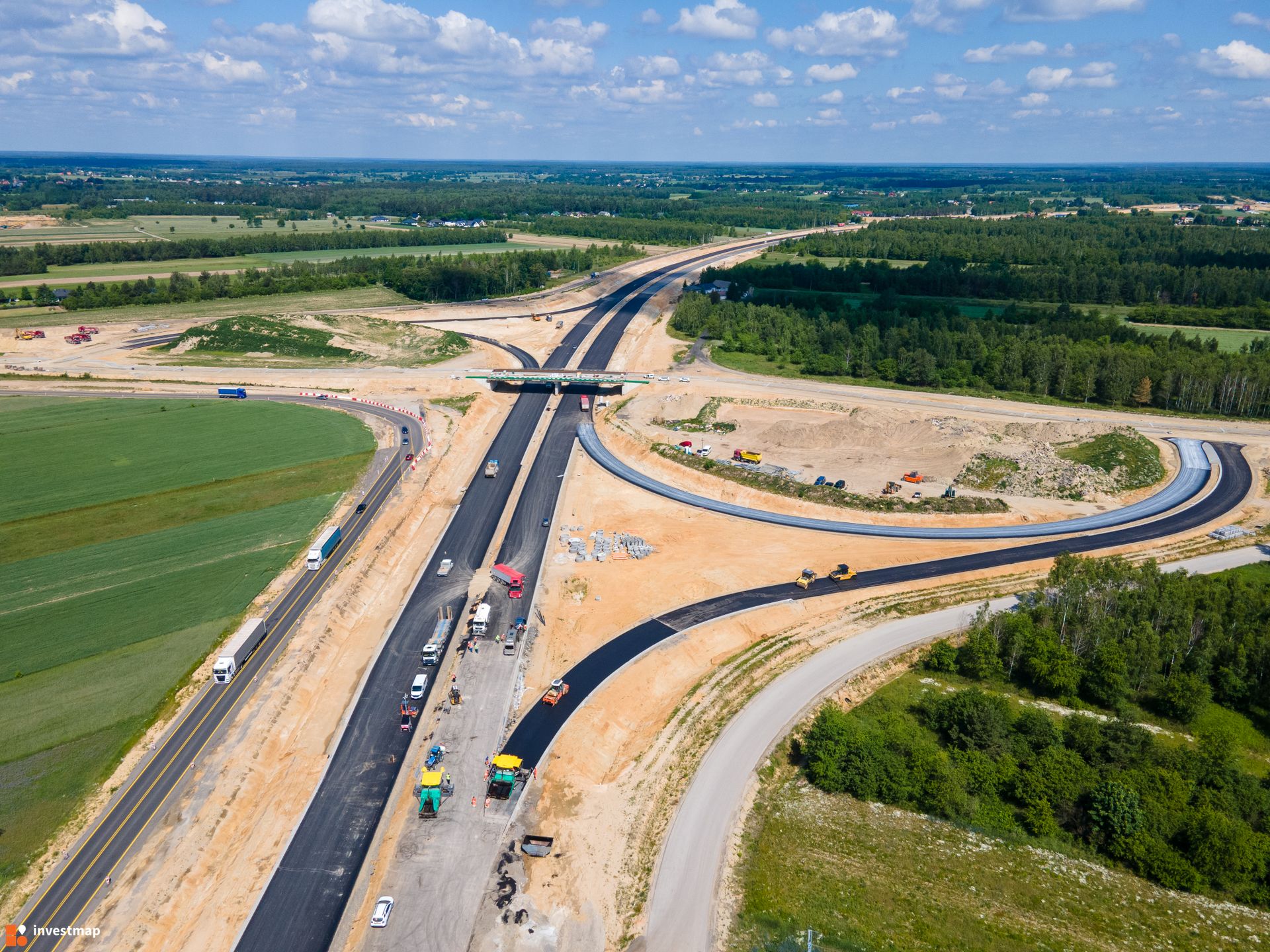 Budowa drogi ekspresowej S19 Via Carpatia między Lubartowem a Lublinem przekroczyła półmetek  
