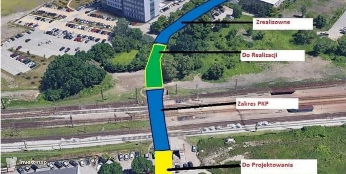 Wizualizacja Droga łącząca Wrocławski Park Przemysłowy z Wrocławskim Parkiem Technologicznym dodał Orzech 