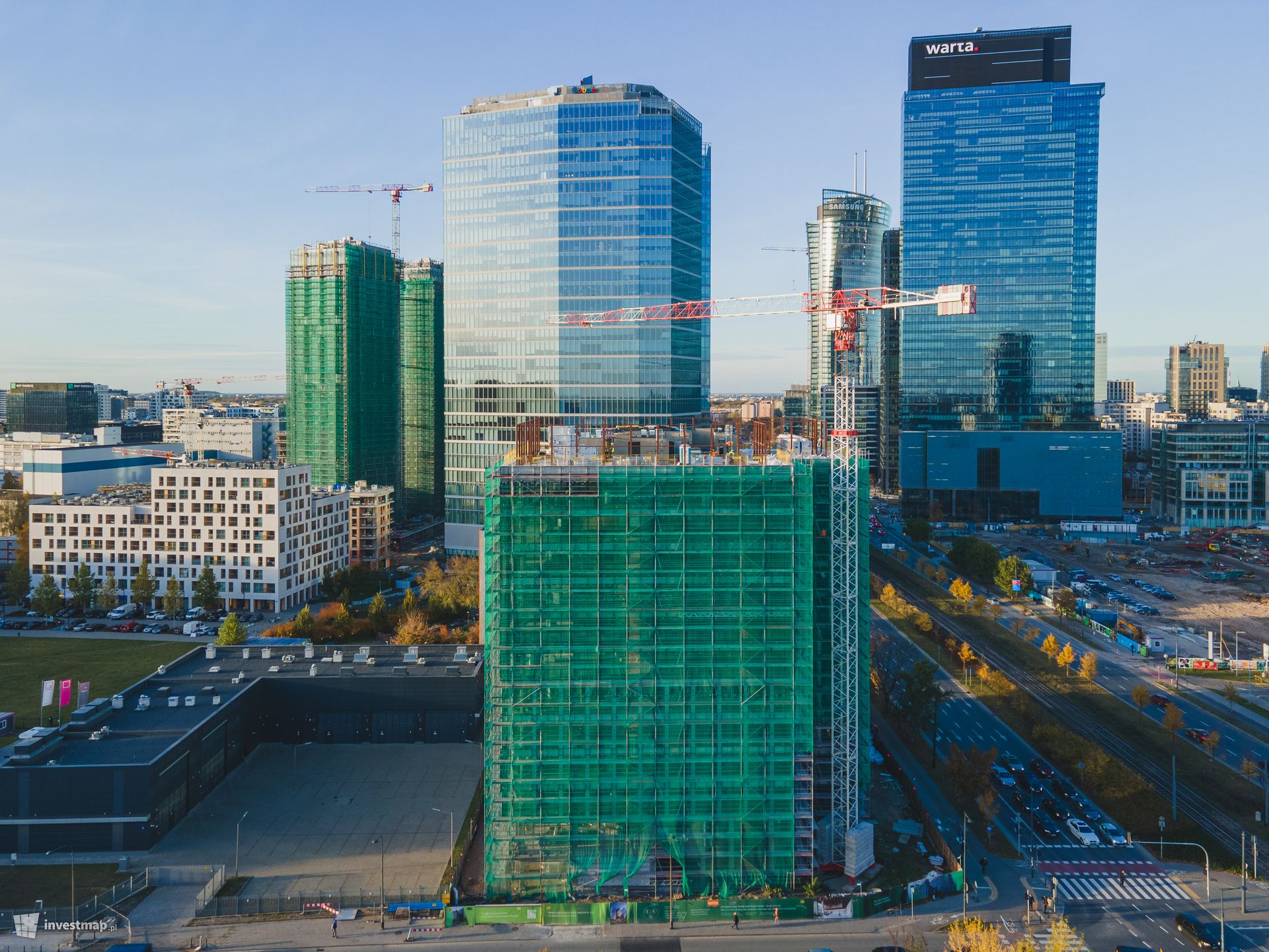 W centrum Warszawy powstaje nowy kompleks biurowy VIBE 