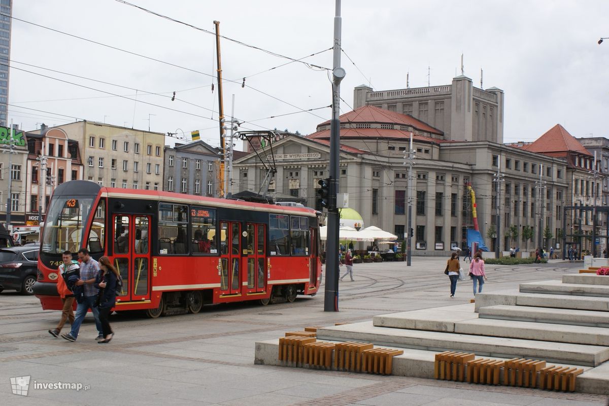 Zdjęcie [Katowice] Remont Teatru Wyspiańskiego, ul. Teatralna 2 fot. Damian Daraż 