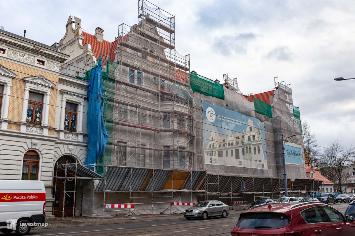 Zdjęcie [Łódź] Remont Pałacu Steinertów fot. Jakub Zazula 