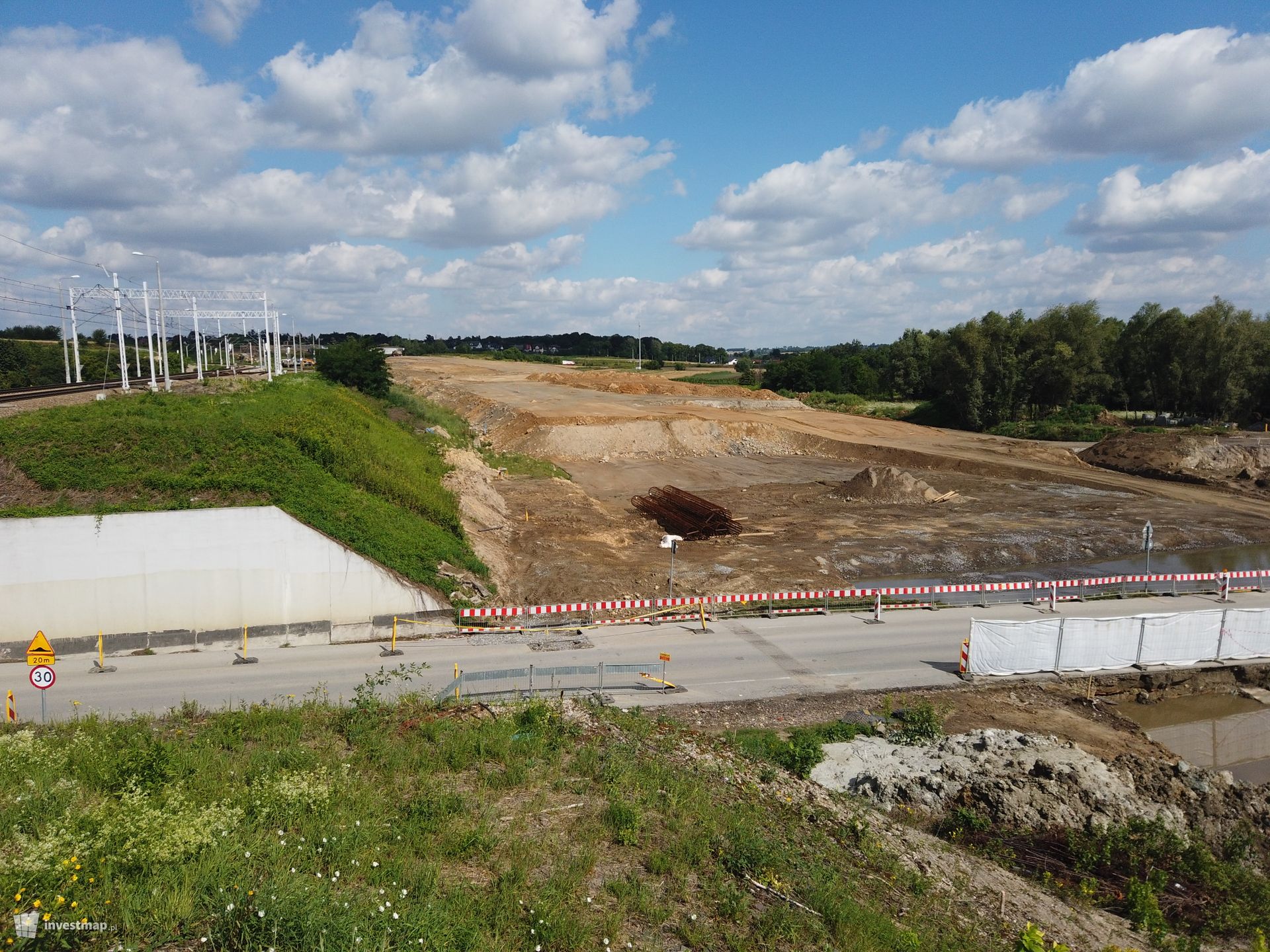 Postępują prace na budowie S52 Północnej Obwodnicy Krakowa 