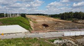 Postępują prace na budowie S52 Północnej Obwodnicy Krakowa [ZDJĘCIA]