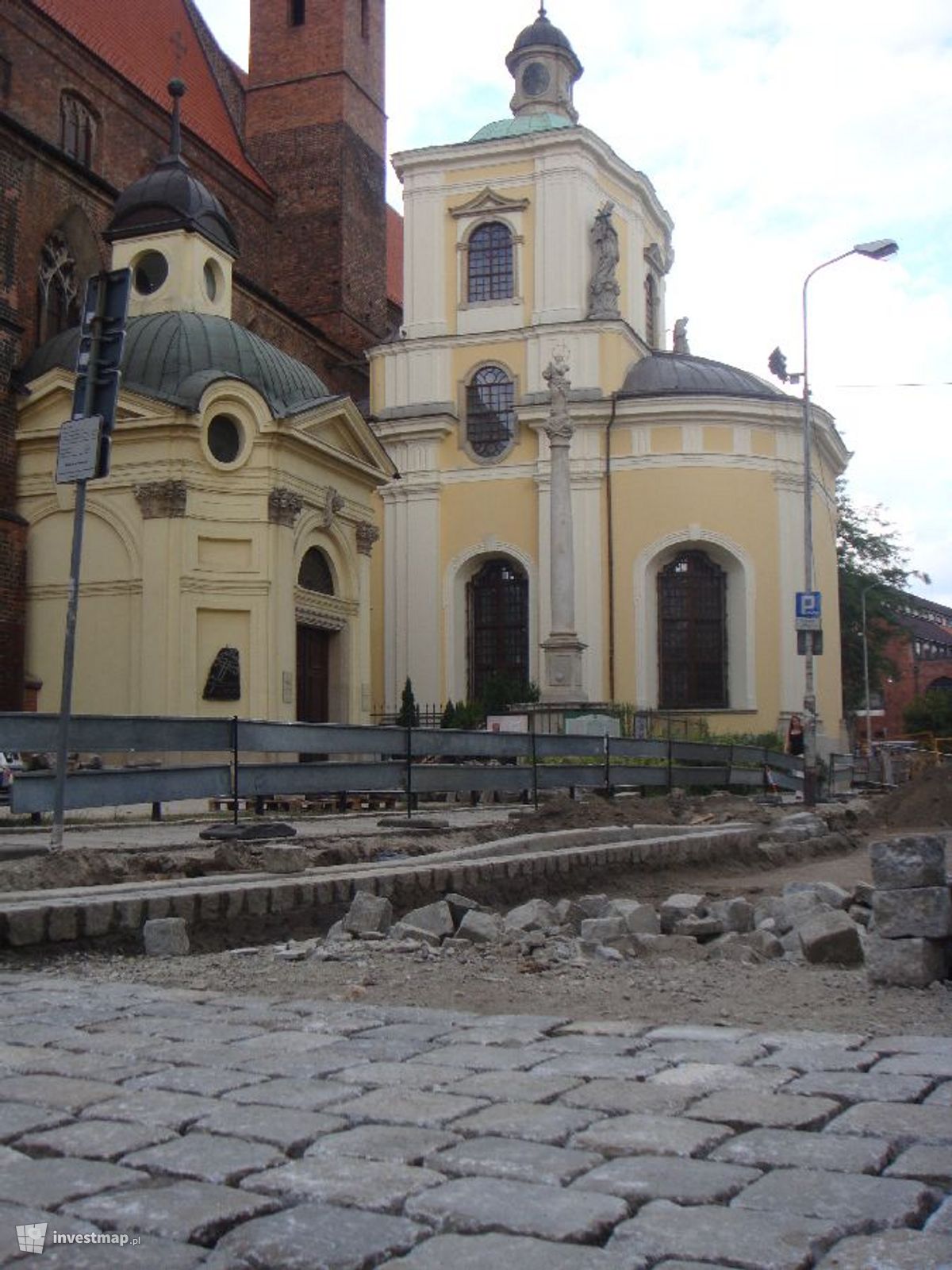 Zdjęcie [Wrocław] Ul. Plac Nankiera (remont) fot. Jan Augustynowski