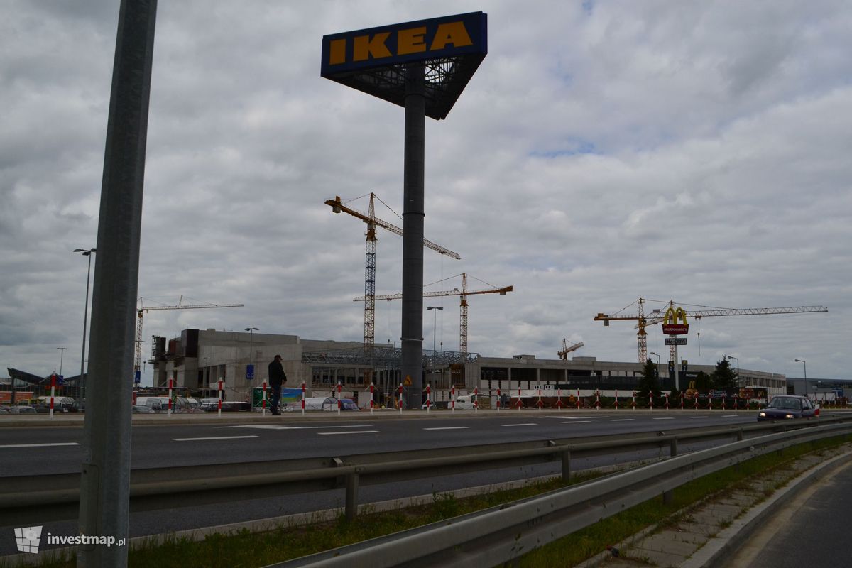 Zdjęcie [Bielany Wrocławskie] Park Handlowy "Aleja Bielany" (rozbudowa) i "Ikea" fot. Jan Augustynowski