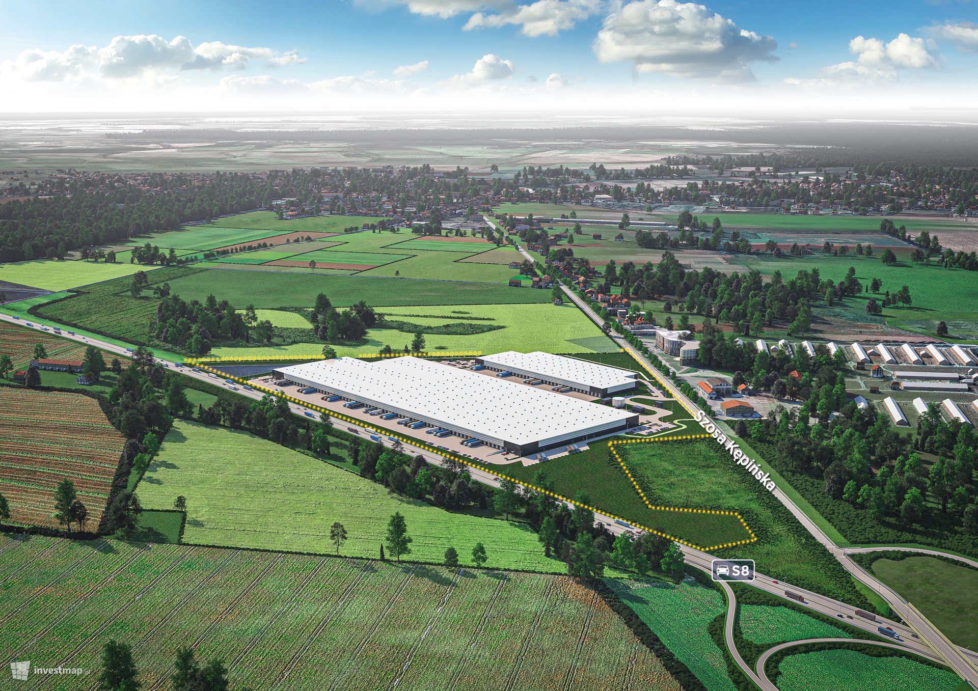 Amerykańska firma Hillwood rozbudowuje swoje wielkie centrum logistyczne w Sycowie na Dolnym Śląsku