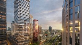 Co słychać na budowie 150-metrowego wieżowca AFI Tower w Warszawie? [FILMY+WIZUALIZACJE]