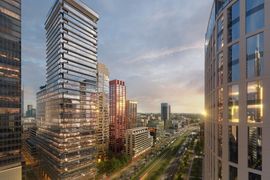 Co słychać na budowie 150-metrowego wieżowca AFI Tower w Warszawie? [FILMY+WIZUALIZACJE]