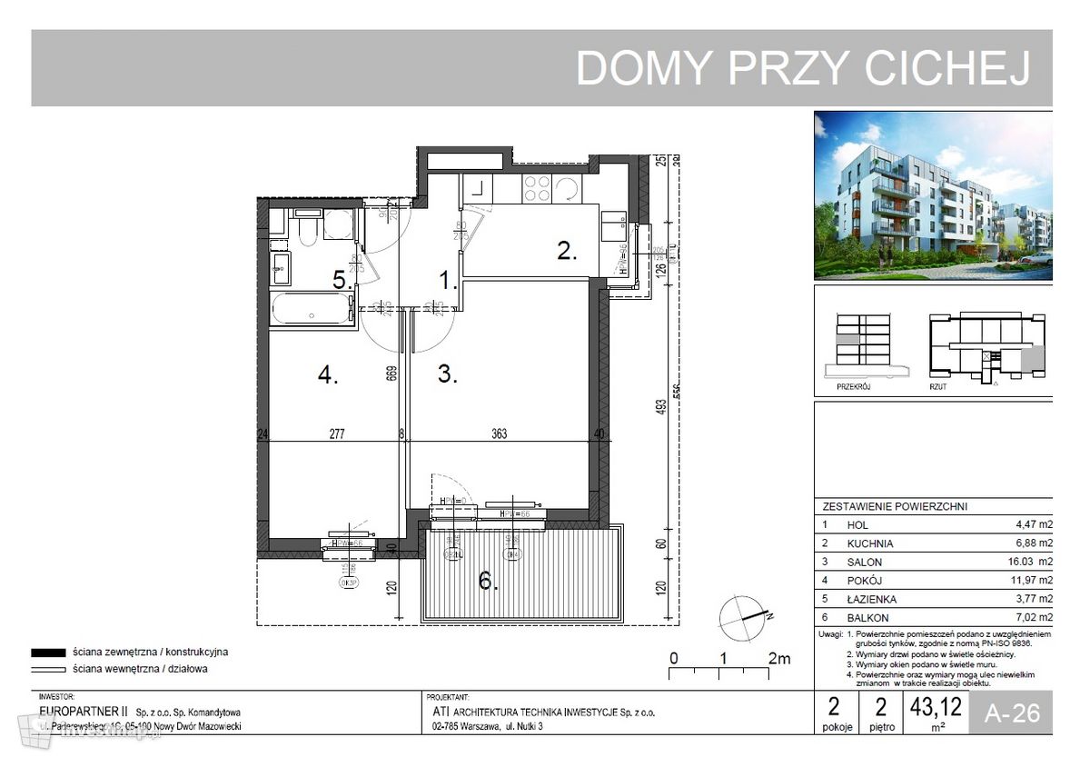 Wizualizacja [Nowy Dwór Mazowiecki] Domy przy Cichej dodał Euro Partner II 