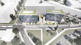 Jest projekt zagospodarowania terenu dawnego Dworca Marchijskiego w centrum Wrocławia [WIZUALIZACJE]