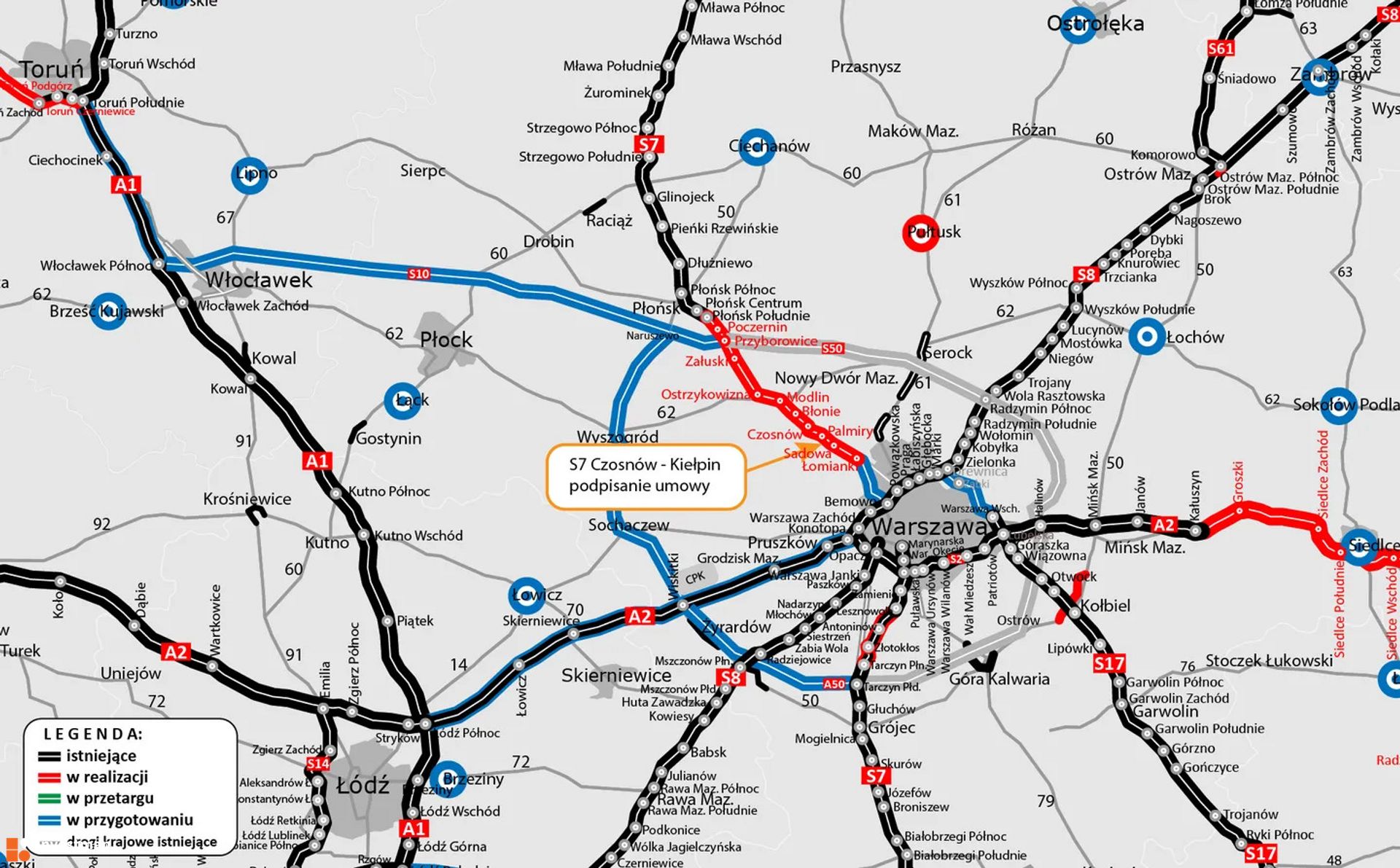 S7 Czosnów-Kiełpin