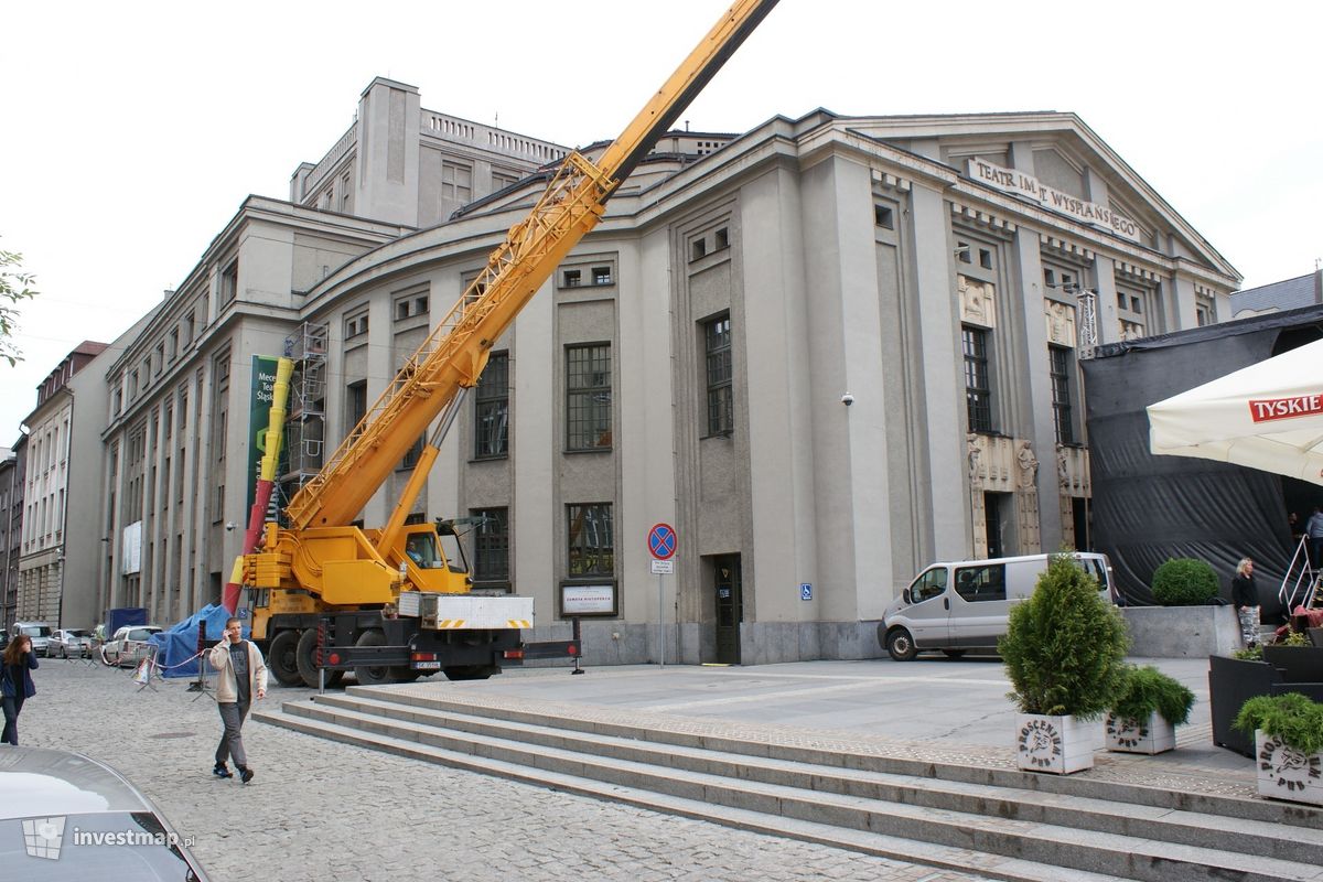 Zdjęcie [Katowice] Remont Teatru Wyspiańskiego, ul. Teatralna 2 fot. Damian Daraż 