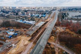 W Łodzi trwa modernizacja ulicy Przybyszewskiego i budowa nowych wiaduktów [FILM + ZDJĘCIA]