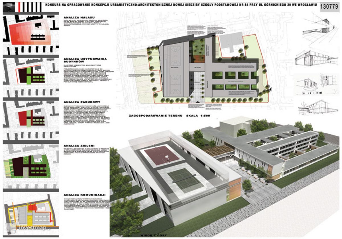 Wizualizacja [Wrocław] Szkoła Podstawowa nr 84 (nowa siedziba) dodał Jan Hawełko 