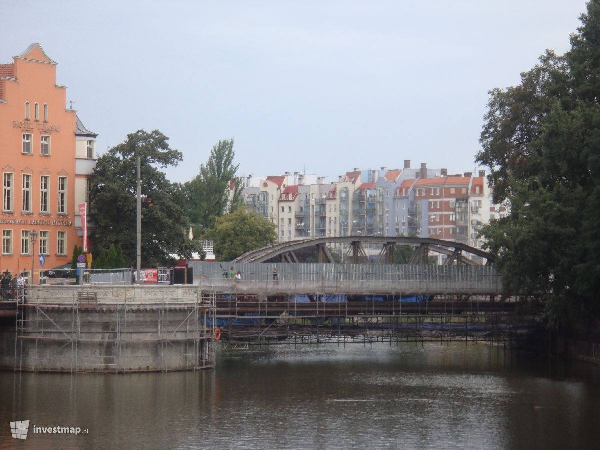 Zdjęcie [Wrocław] Mosty Młyńskie (remont) fot. Jan Augustynowski